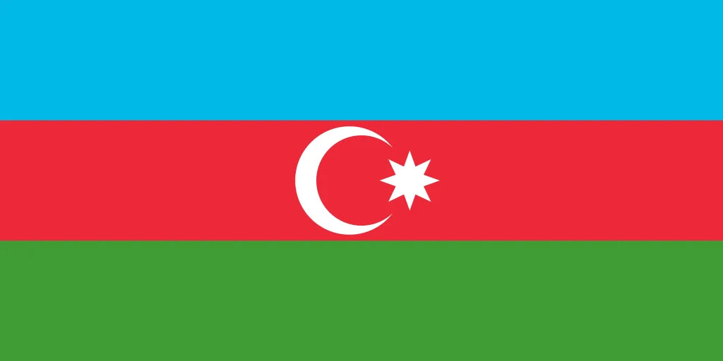 Azerbaijan Flag